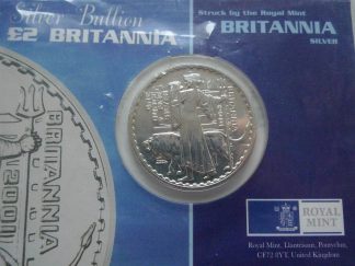 2001 britannia silver coin