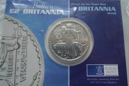 2001 britannia silver coin