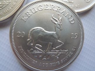 Krugerrand 1 oz silver bullion coins mint tube of 25 ounces