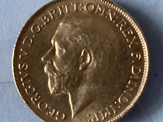 1915s gold sovereign coin
