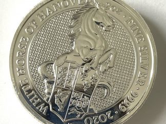 Queens Beasts 2oz white horse 9999 silver bullion coin 1 x 2ounce
