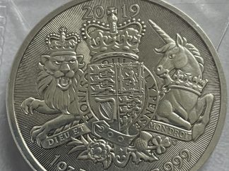 2019 UK Royal Mint 1ounce 999 silver bullion coin